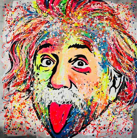 Albert Einstein | Pop art, Art, Painting