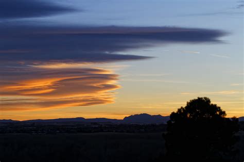 Sunset Over Rocky Mountains | The sun has set to the right. … | Flickr