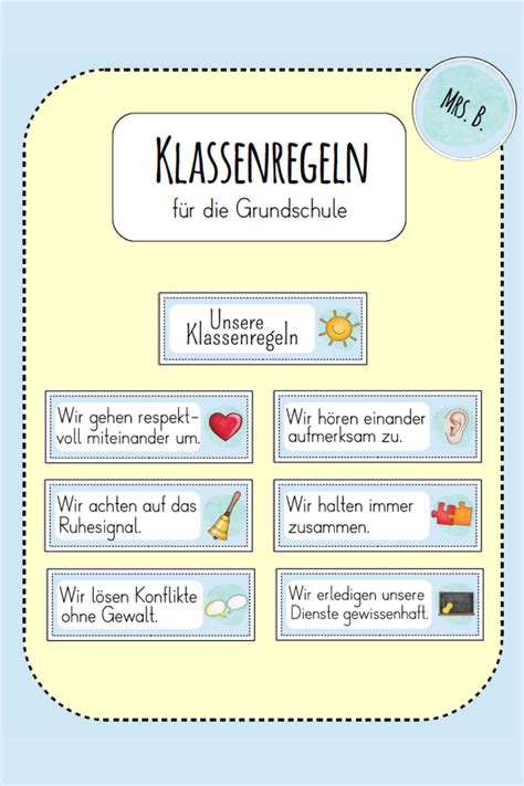 Pin auf Classroom Management | Grundschule