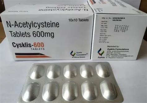 Acetylcysteine Tablet - N Acetylcysteine 600 Mg Tablets Wholesale ...