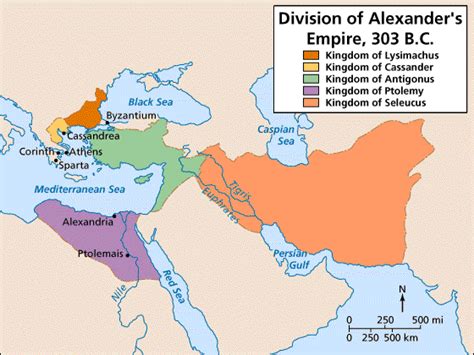 Alexander The Great Empire Divided