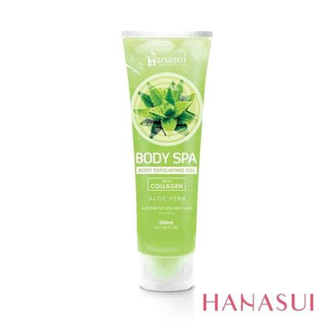 Promo Hanasui Body SPA Exfoliating Gel Aloe Vera Scrub [300 mL] Diskon ...