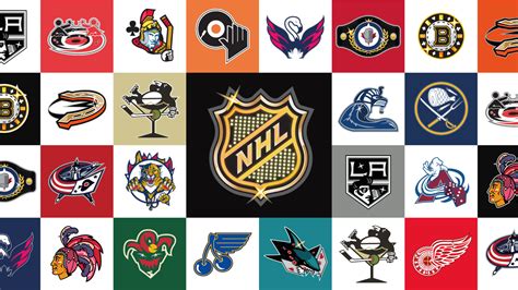 NHL logos redesigned with Vegas flair | Nhl logos, Nhl, Hockey logos