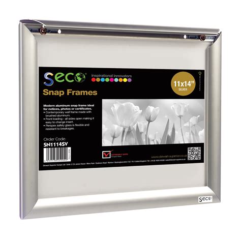 SECO Front Load Easy Open Snap Poster/Picture Frame 11 x 14 Inches ...