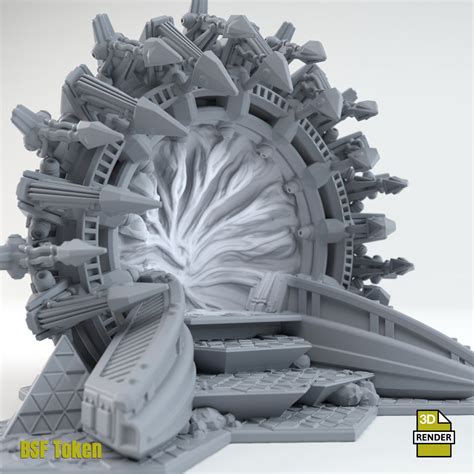 Sci-Fi Warp Gate – TabletopTerrain