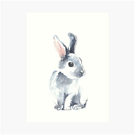 "Moon Rabbit II" Art Print for Sale by desines | Redbubble