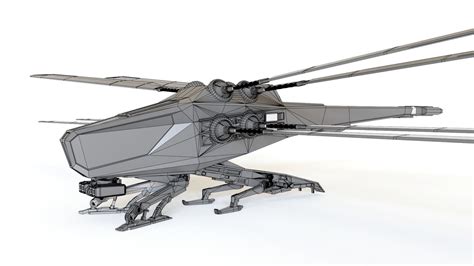 Dune Ornithopter 3D model 3D printable | CGTrader