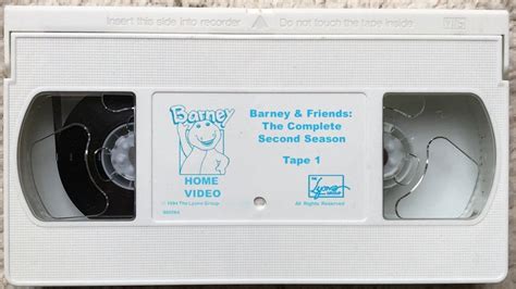 Barney & Friends: The Complete Second Season | Custom Barney Episode ...