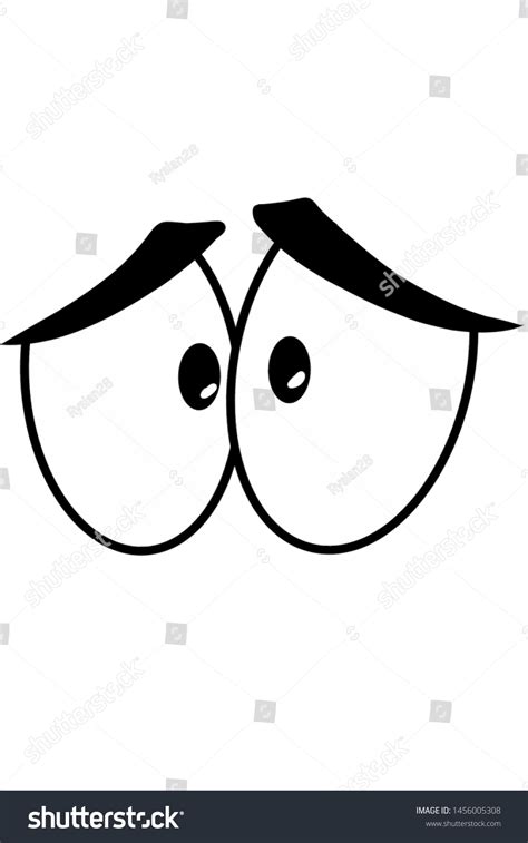 Eyes Eyebrow Face Emotion Pity Condolence Stock Illustration 1456005308 | Shutterstock