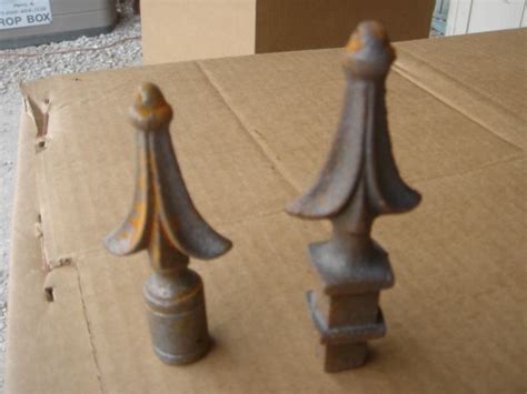 4 and 5 Cast Iron Finial - Fence Accessory | Metal gates, Wrought iron fences, Finials