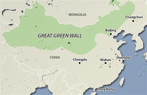 China is building a Great Green Wall of trees to stop desertification