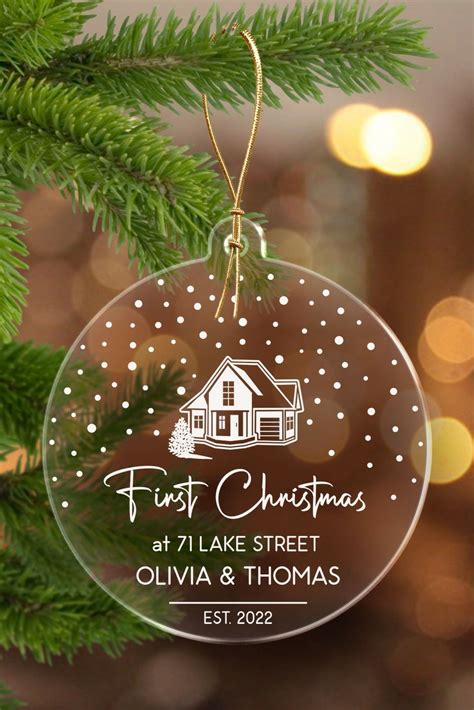 Our First Christmas Married SVG - Round Christmas Ornament