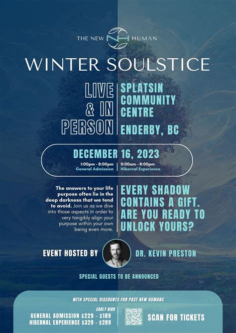 Winter Soulstice: Hibernal Experience - Dr. Kevin Preston