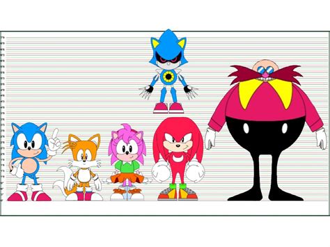 Image - Classic sonic characters height chart by delvallejoel-d97bese.jpg | Sonic News Network ...