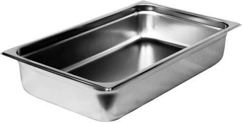 STPA8004 Steam Table Pan, full size, 4″ deep, anti-jam, 24 gauge 18/8 ...