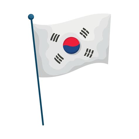 south korea flag 12486744 Vector Art at Vecteezy