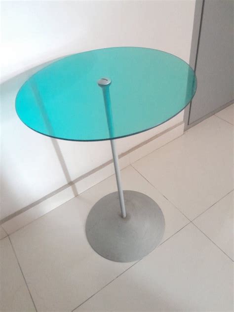 Tinted glass coffee table, Furniture & Home Living, Furniture, Tables & Sets on Carousell