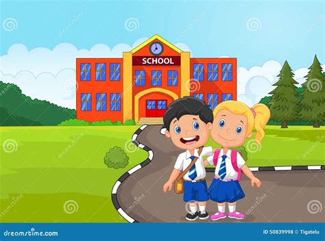 happy college students clipart Girl friends student at high school library stock images - anacollege