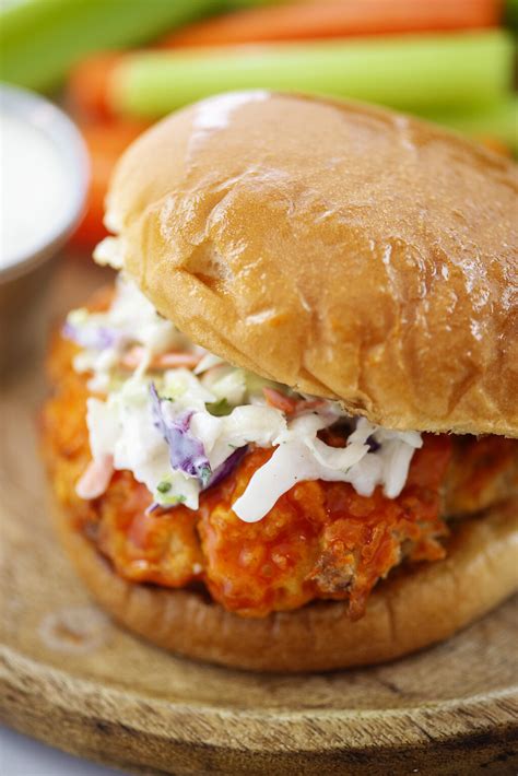 Air Fryer Buffalo Chicken Sandwich Recipe | AirFried.com