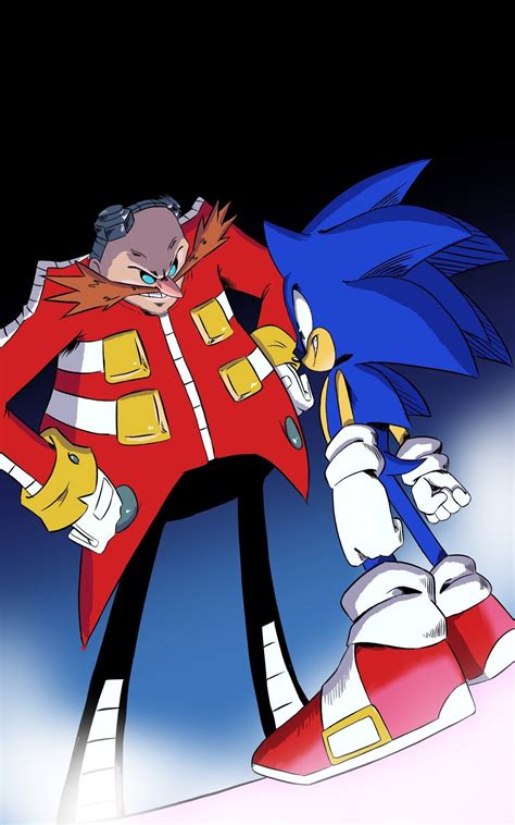 Sonic Vs Eggman Digital Art Print - Etsy Australia