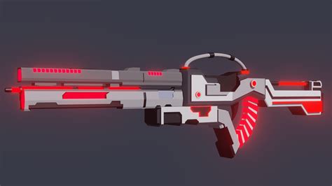 I remade the laser rifle in blender! : r/RobloxArsenal