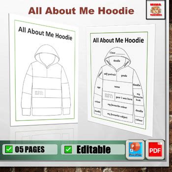 All About Me Hoodie by Mima Teachers | TPT