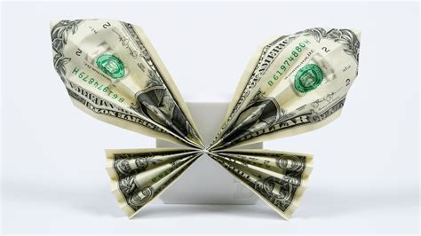 Origami ideas: Step By Step Butterfly Dollar Origami