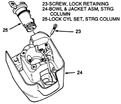 Removing ignition cylinder ford ranger