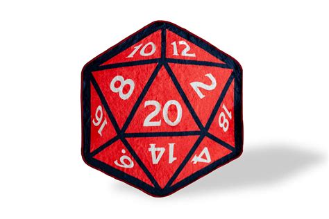 Dungeons And Dragons D20 Fleece Throw Blanket | 20-Sided Dice | 52 x 48 ...