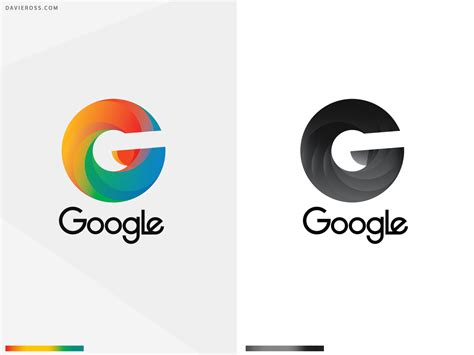 Google Logo Redesign by Davie Ross on Dribbble