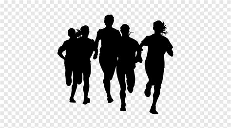 Marathon Running Silhouette Png