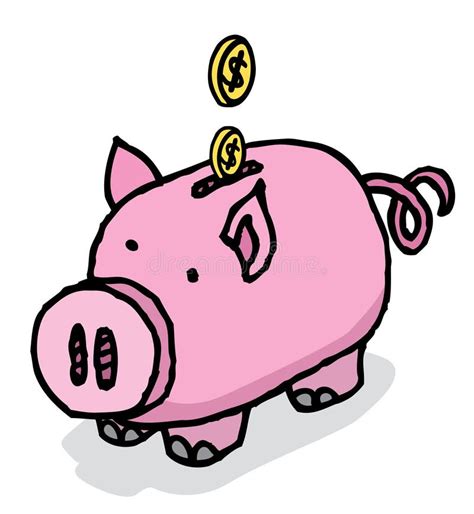 Piggy bank savings stock illustration. Illustration of savings - 31671250