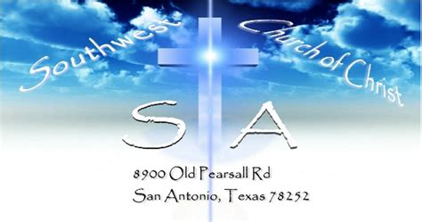 Southwest Church of Christ San Antonio Home Children Bible Classes