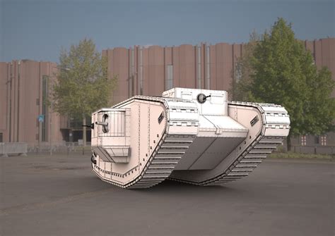 3D Mark V Tank 3d Model - TurboSquid 2067077