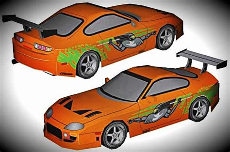 The Fast And The Furious - Toyota Supra 1994 Paper Model