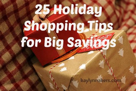 25 Shopping Tips for Big Savings