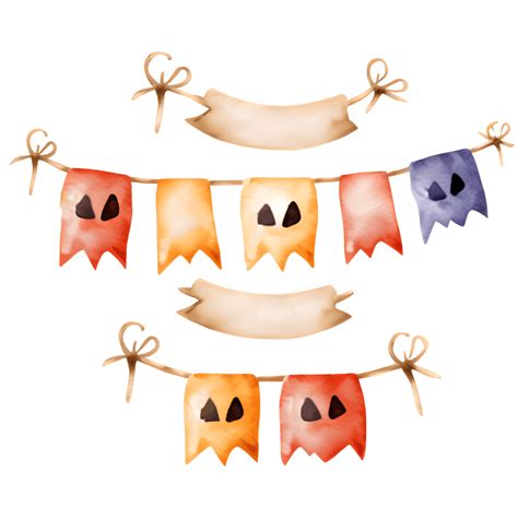 Halloween Banner Clip Art · Creative Fabrica