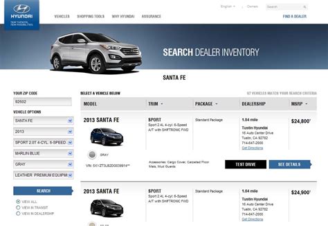 Hyundai Launches New Inventory Search Tool on HyundaiUSA.com | Digital ...