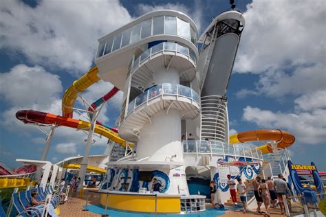 Longest Waterslide on a Cruise Ship: Royal Caribbean Navigator of the Seas