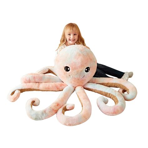 Buy IKASA Giant Octopus Stuffed Animal Jumbo Plush Toy,30" Soft Toy ...