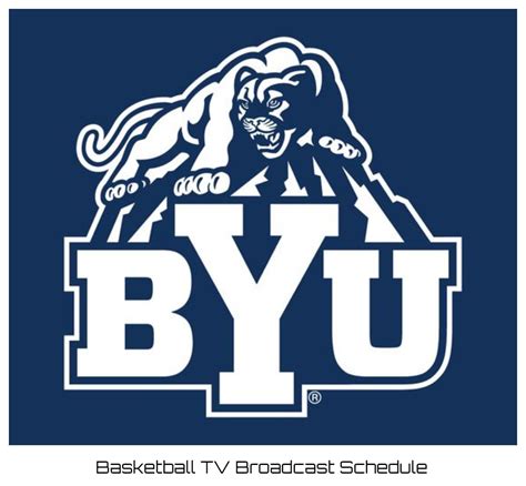 BYU Cougars Basketball TV Broadcast Schedule 2022-23 | Printable PDF