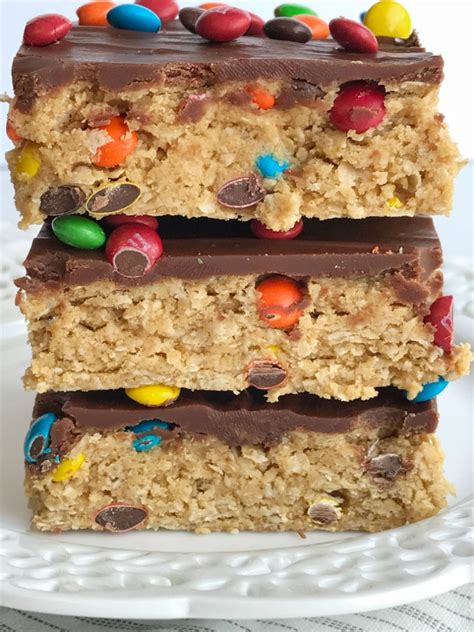 Monster Cookie Dough Bars - Together as Family