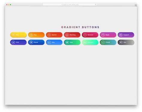 34 CSS Gradient Button That Can Give Depth To Your Design - uiCookies