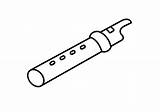 FLUTE COLORING PAGES sketch template