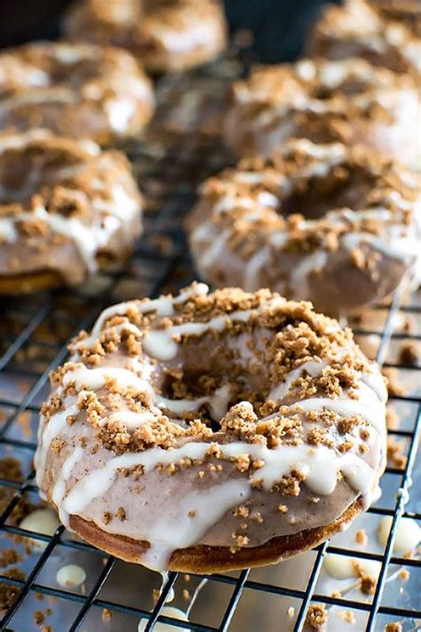 Cinnamon Bun Style Baked Donuts - Homemade Hooplah