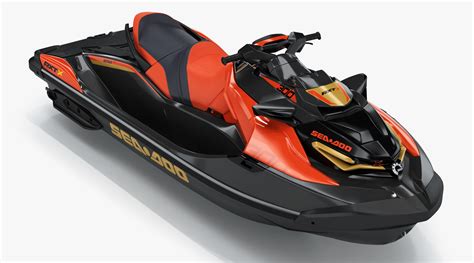 Sea-doo rxt-x 300 red 3D model - TurboSquid 1406220