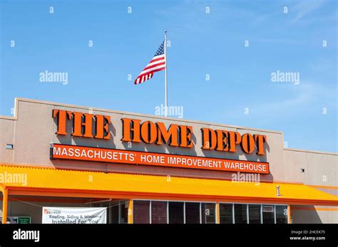 Home Depot sign in Quincy Massachusetts USA Stock Photo - Alamy