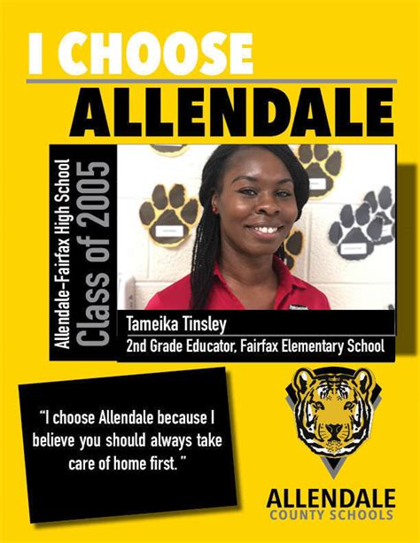 I Choose Allendale Alumni Pride Campaign | Allendale - Fairfax High School