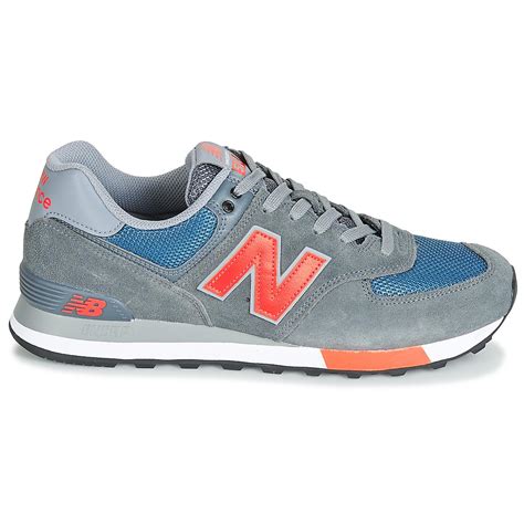 New Balance Leather 574 Women's Shoes (trainers) In Grey in Grey - Lyst