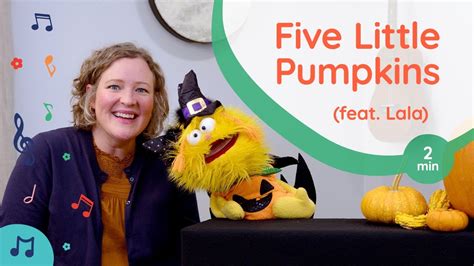 "Five Little Pumpkins" - Fingerplay with My Music Mary - Preschool ...